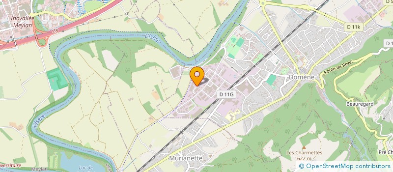 localisation de l'entreprise COPROPRIETE LE BELLEVUE  DOMENE