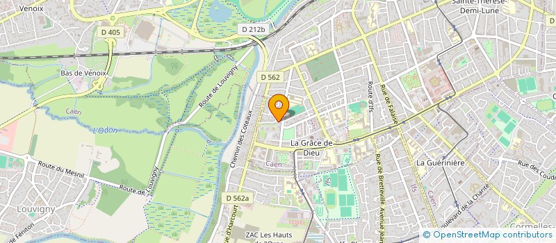 localisation de l'entreprise COPROPRIETE LE BISSONET à CAEN