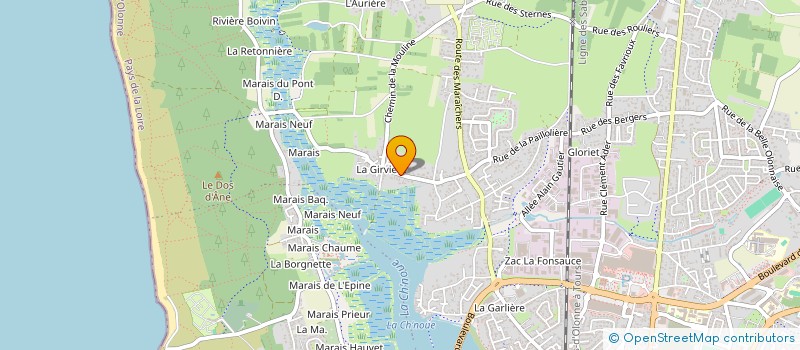 localisation de l'entreprise COPROPRIETE LE BLONDI à LES SABLES D'OLONNE