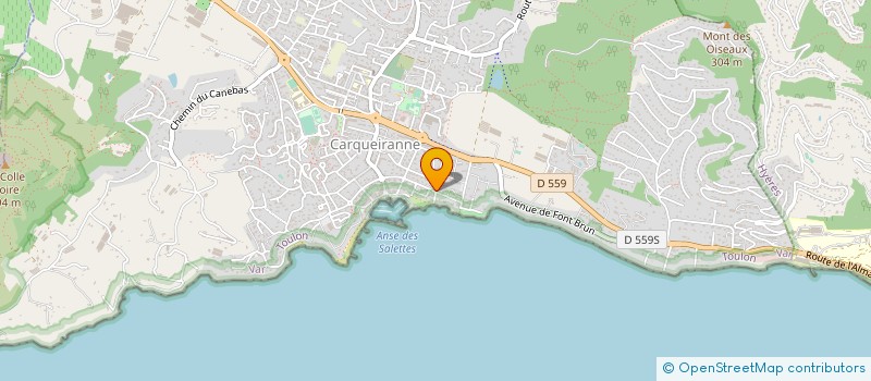 localisation de l'entreprise COPROPRIETE LE BOLERO à CARQUEIRANNE