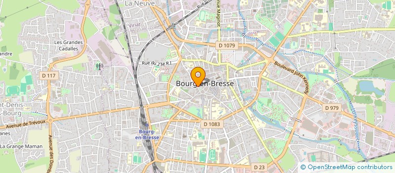 localisation de l'entreprise COPROPRIETE LE BOURGMAYER  BOURG-EN-BRESSE