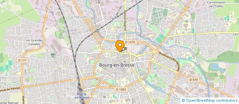 localisation de l'entreprise COPROPRIETE LE BOURGOGNE à BOURG-EN-BRESSE