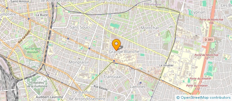 localisation de l'entreprise COPROPRIETE LE CADUCEE  LYON