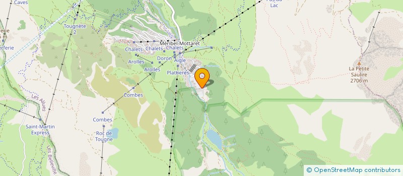 localisation de l'entreprise COPROPRIETE LE CAIRN  LES ALLUES