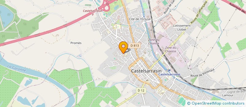 localisation de l'entreprise COPROPRIETE LE CARRE DES AROMES  CASTELSARRASIN