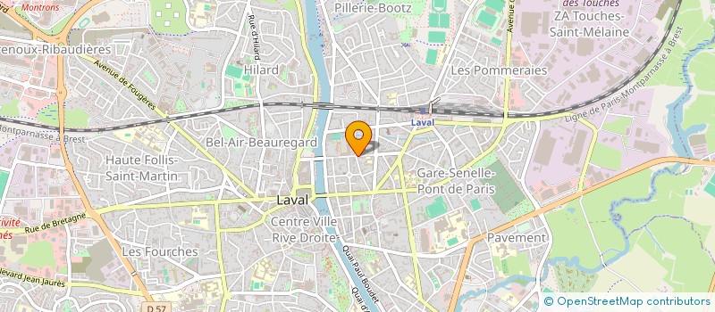 localisation de l'entreprise COPROPRIETE LE CHAMBORD à LAVAL