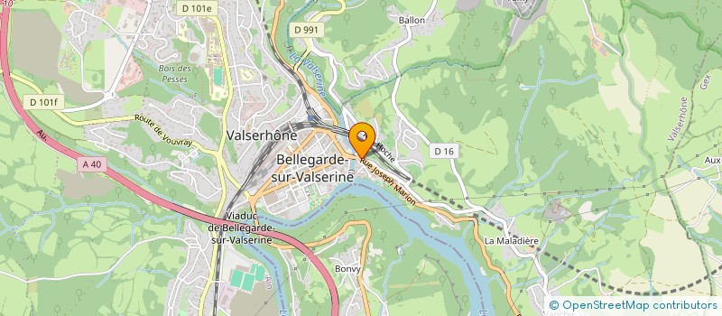 localisation de l'entreprise COPROPRIETE LE CHANAL à VALSERHONE