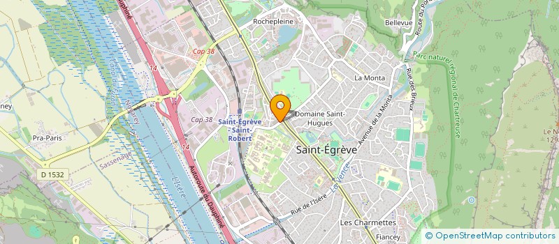 localisation de l'entreprise COPROPRIETE LE CHANTILLY  SAINT-EGREVE