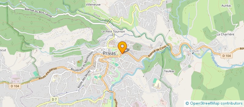 localisation de l'entreprise COPROPRIETE LE CHARRAIL  PRIVAS