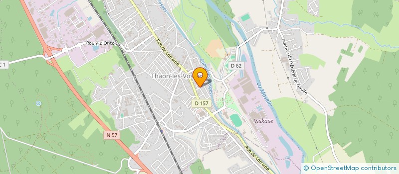 localisation de l'entreprise COPROPRIETE LE CHAT BOTTE  THAON-LES-VOSGES