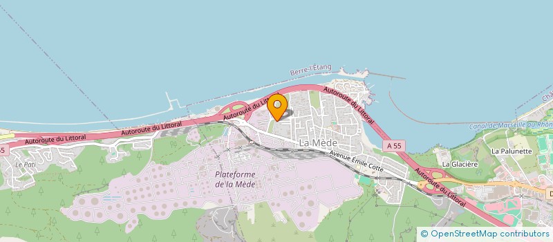 localisation de l'entreprise COPROPRIETE LE CHAUME  CHATEAUNEUF-LES-MARTIGUES