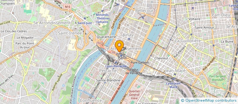 localisation de l'entreprise COPROPRIETE LE CITY  LYON