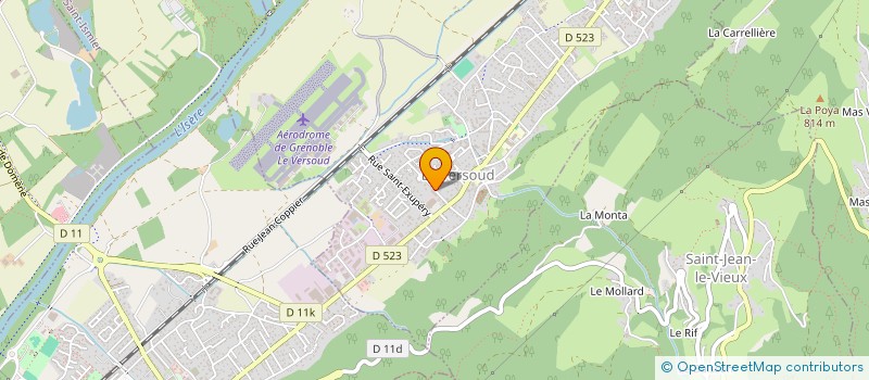 localisation de l'entreprise COPROPRIETE LE CLAIRBOIS  LE VERSOUD