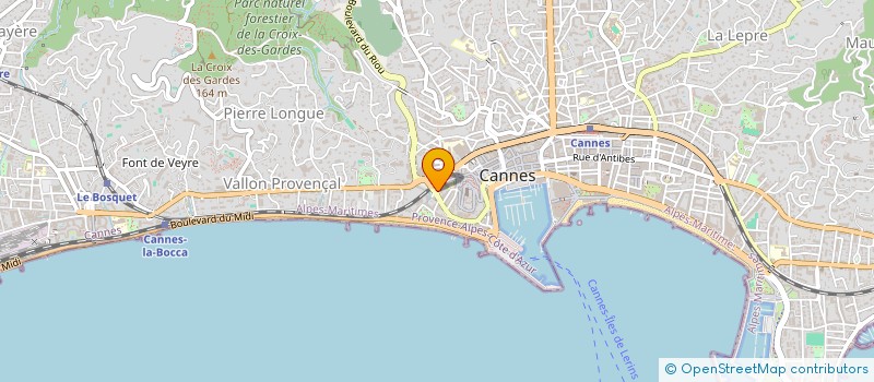 localisation de l'entreprise COPROPRIETE LE CLEMENCEAU  CANNES