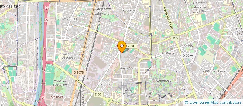 localisation de l'entreprise COPROPRIETE LE CLOS D OR  GRENOBLE