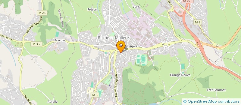 localisation de l'entreprise COPROPRIETE LE CLOS DE L'ECOLE  ROCHE-LA-MOLIERE