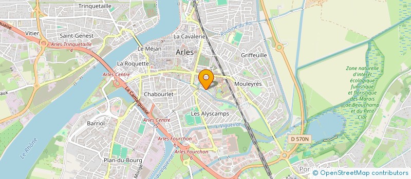 localisation de l'entreprise COPROPRIETE LE CLOS DES CAPUCINS  ARLES