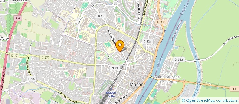 localisation de l'entreprise COPROPRIETE LE CLOS DES ROSES  MACON