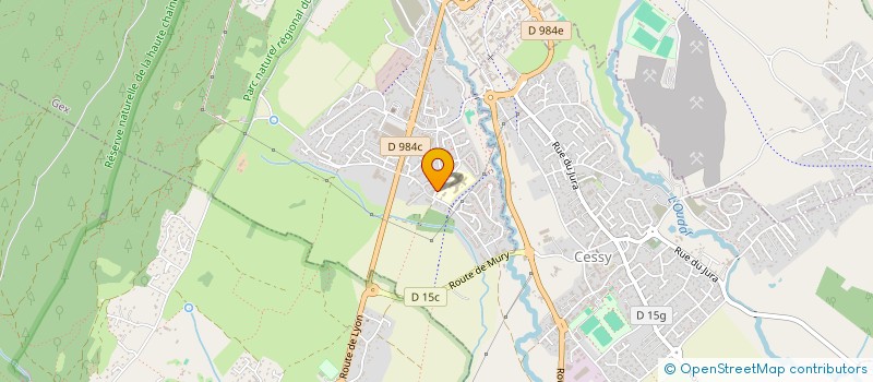 localisation de l'entreprise COPROPRIETE LE CLOS SAINT MAURICE  GEX