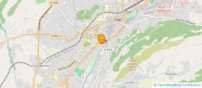 localisation de l'entreprise COPROPRIETE LE COLOMBIER  GAP