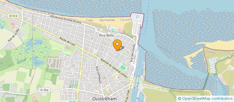 localisation de l'entreprise COPROPRIETE LE CONCORDE  OUISTREHAM