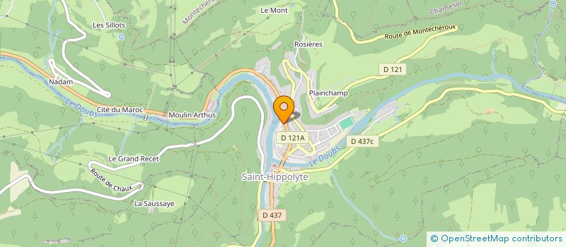 localisation de l'entreprise COPROPRIETE LE CONGO  SAINT-HIPPOLYTE