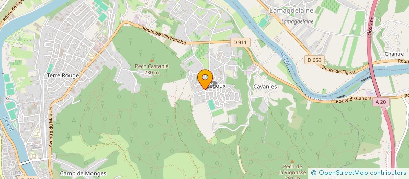 localisation de l'entreprise COPROPRIETE LE COSILODGE DE CAHORS  CAHORS