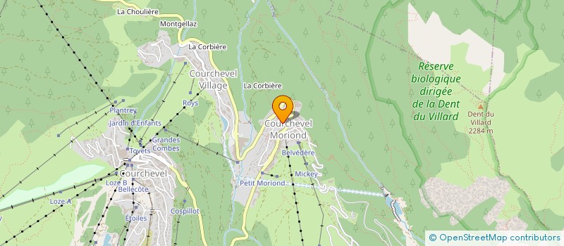 localisation de l'entreprise COPROPRIETE LE COUNIL à COURCHEVEL