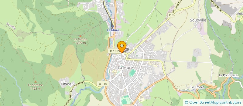 localisation de l'entreprise COPROPRIETE LE DAUPHIN 2  LA MURE