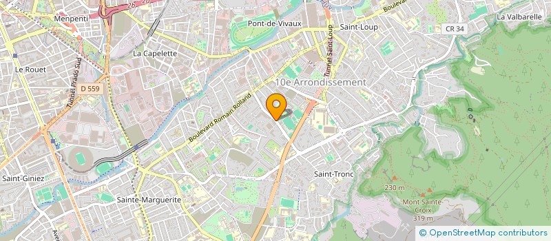 localisation de l'entreprise COPROPRIETE LE DEBUSSY à MARSEILLE