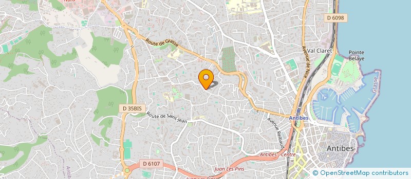 localisation de l'entreprise COPROPRIETE LE DERUSSY  ANTIBES