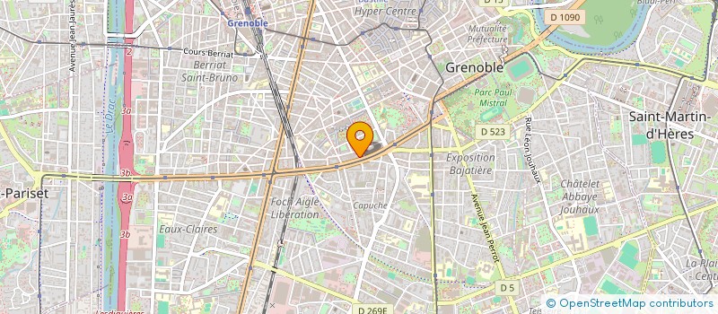 localisation de l'entreprise COPROPRIETE LE FOCH  GRENOBLE