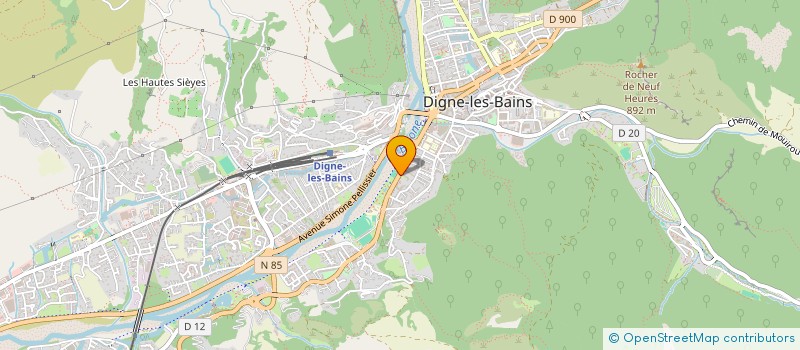 localisation de l'entreprise COPROPRIETE LE FONTAINEBLEAU à DIGNE-LES-BAINS