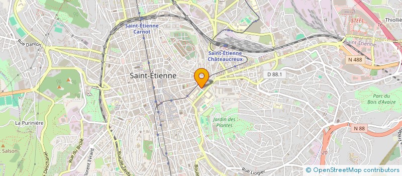 localisation de l'entreprise COPROPRIETE LE FONTAINEBLEAU  SAINT-ETIENNE