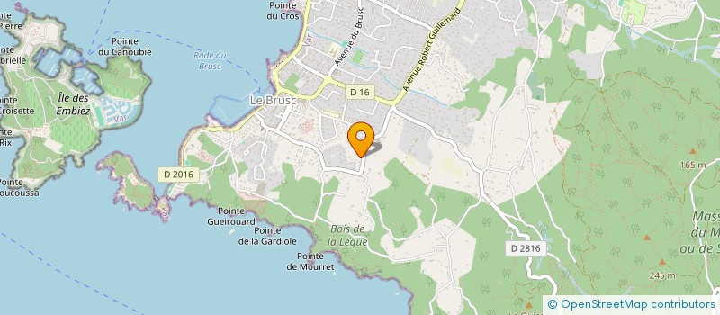 localisation de l'entreprise COPROPRIETE LE FORTIN à SIX FOURS LES PLAGES