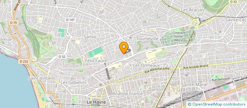 localisation de l'entreprise COPROPRIETE LE FORTUNIO à LE HAVRE