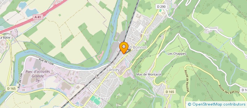 localisation de l'entreprise COPROPRIETE LE FREYDANE  VILLARD-BONNOT