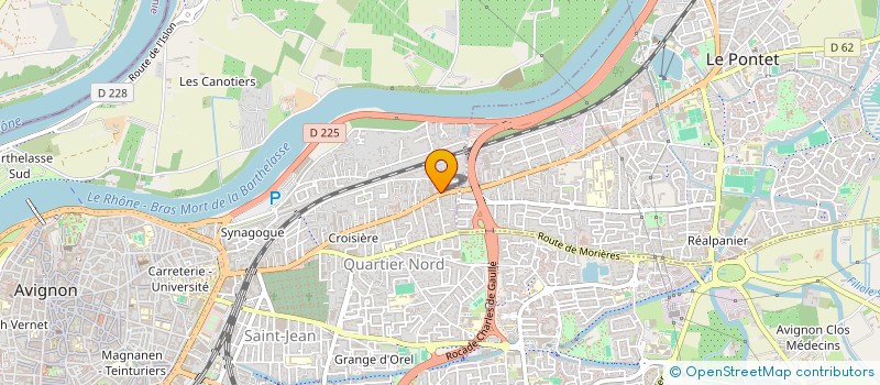 localisation de l'entreprise COPROPRIETE LE GRAND CEDRE  AVIGNON