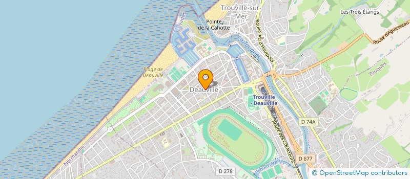 localisation de l'entreprise COPROPRIETE LE GRAND LARGE  DEAUVILLE