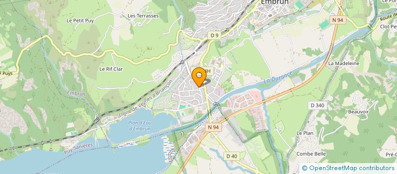 localisation de l'entreprise COPROPRIETE LE GRAND PAVOIS  EMBRUN