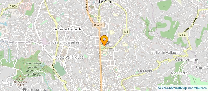 localisation de l'entreprise COPROPRIETE LE GRAND RUBRENT à LE CANNET
