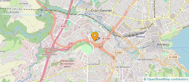 localisation de l'entreprise COPROPRIETE LE HAMEAU DE GEVRIER  ANNECY