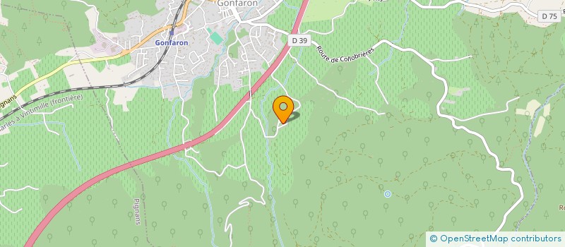 localisation de l'entreprise COPROPRIETE LE HAMEAU FORESTIER  GONFARON