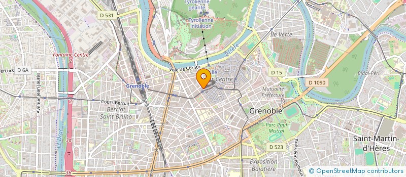 localisation de l'entreprise COPROPRIETE LE JANDRI 4  GRENOBLE