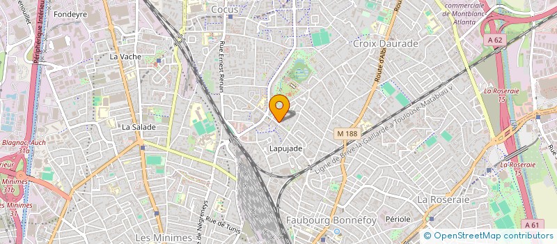 localisation de l'entreprise COPROPRIETE LE JARDIN DES MAURINES à TOULOUSE