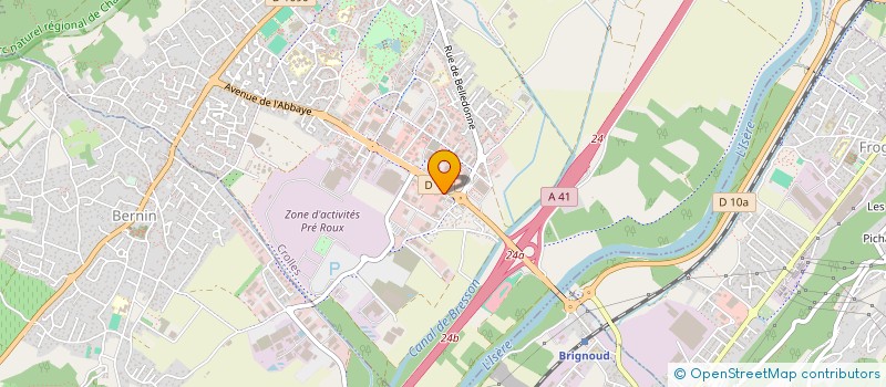 localisation de l'entreprise COPROPRIETE LE JARDINIER RIVAL  CROLLES