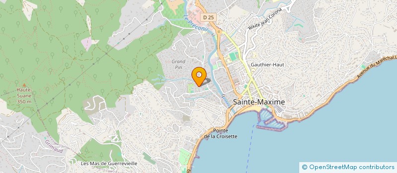 localisation de l'entreprise COPROPRIETE LE JAS à SAINTE-MAXIME