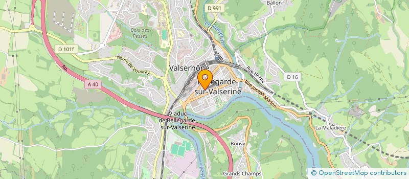 localisation de l'entreprise COPROPRIETE LE JAURES à VALSERHONE