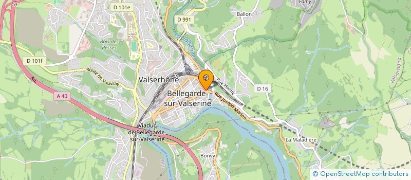 localisation de l'entreprise COPROPRIETE LE KLEBER à VALSERHONE