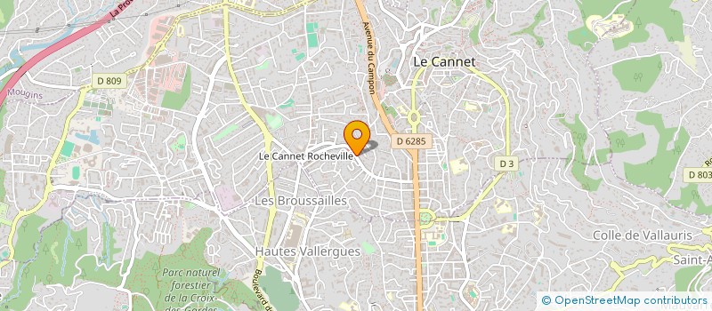 localisation de l'entreprise COPROPRIETE LE LANGEAIS à LE CANNET